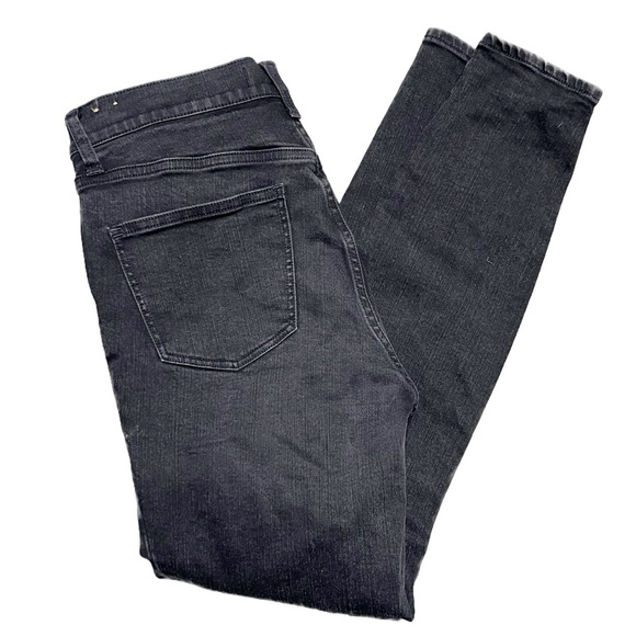 Madewell Women’s High Riser Skinny Leg Black Denim Classic Retro Vintage Jeans - Picture 11 of 16